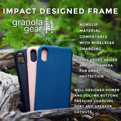 Miniatura 2 de Eco by GranolaGear - Funda ecológica para iPhone X o XS - Biodegradable, compostable, sin plástico, hecha de plantas - Alpine Snow