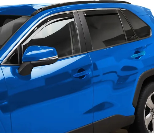 Miniatura 5 de Goodyear Shatterproof in-Channel Window Deflectors for Toyota RAV4 2019-2025, Rain Guards, Window Visors for Cars, Vent Deflector, Car Accessories