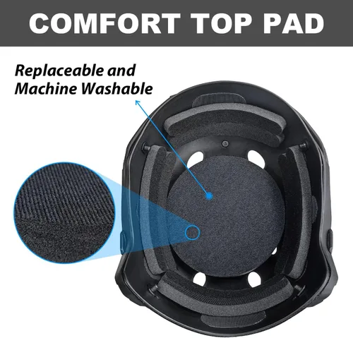 Miniatura 4 de Kit de almohadillas universales de espuma de repuesto, almohadillas universales para casco de Airsoft, almohadillas para casco de bicicleta