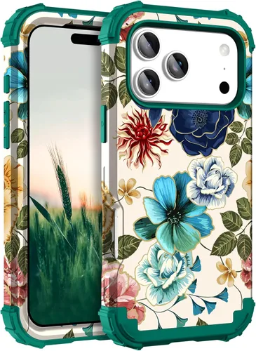 Miniatura 106 de Hocase Funda para iPhone SE 2022/2020, resistente a prueba de golpes, de plástico duro+goma de silicona, funda protectora híbrida para iPhone SE