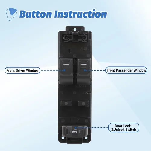 Miniatura 3 de Interruptor de ventana maestro con botón de control de potencia lateral del conductor compatible con Chevy Colorado GMC Canyon 2004-2012, Isuzu