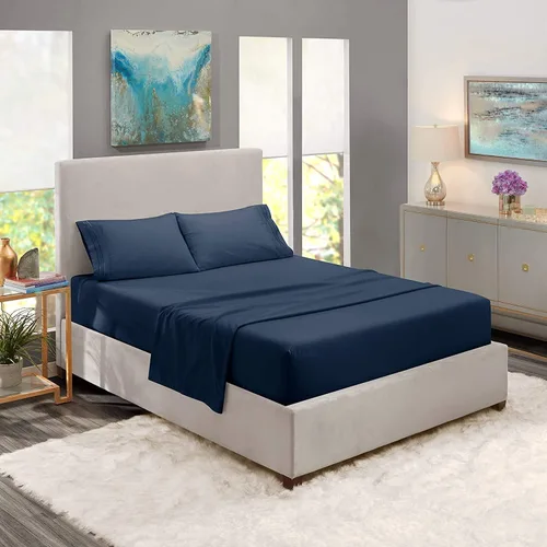 Miniatura 11 de Juego de sábanas divididas de 5 piezas, juego de sábanas de tamaño King dividido para cama ajustable, 100% algodón, 800 hilos, bolsillo profundo