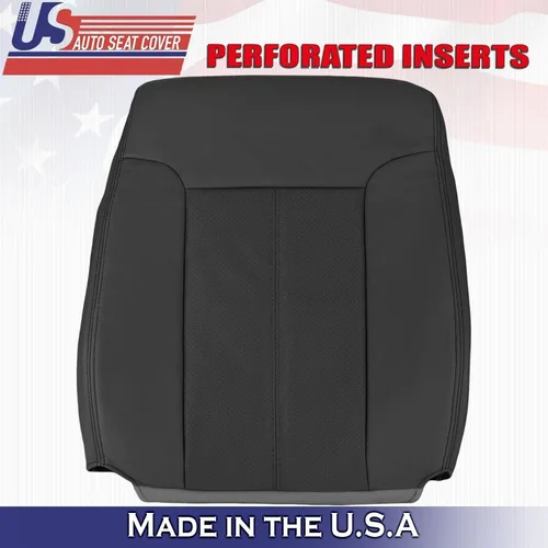 Miniatura 2 de Fundas de asiento autoSeatcover 2015 2016 para Ford F450 F550 Lariat - Fundas de asiento de cuero para conductor y pasajero, color negro