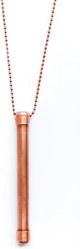StayWell Collar de cadena de cobre de 30 pies con dije de cobre, fabricado en los Estados Unidos, propiedades sostenibles y curativas, idea de