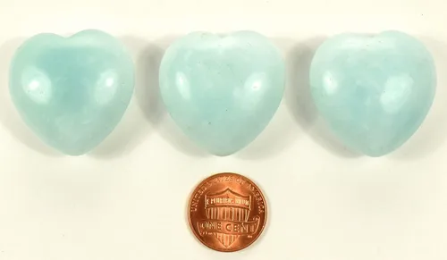 Miniatura 2 de HQRP-Crystal Corazón Aguamarina Lapislázuli Ágata Cuarzo Calcedonia Mookaita Laradorita Jaspe Aventurina Sodalita Ámbar 1PC, Lapislázuli
