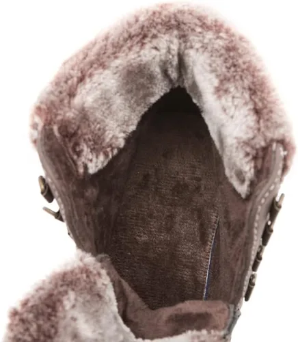 Miniatura 5 de COTTIMO Botas de invierno antideslizante con forro de piel para mujer