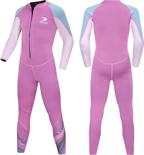 Miniatura 9 de ZCCO - Traje de neopreno para niños, traje de baño de 2.5 mm para adolescentes, traje de baño de cuerpo completo para niños y niñas, traje de baño