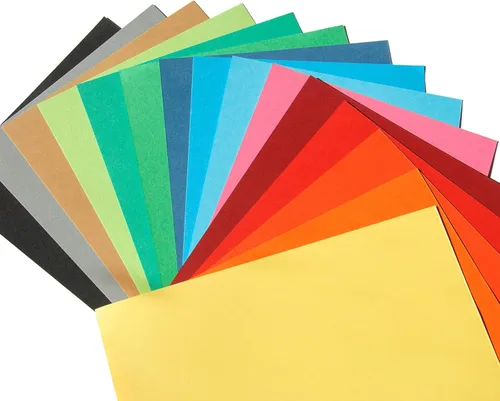 Miniatura 5 de MECCANIXITY Papel de cartulina para álbumes de recortes, 8.3 x 11.7 pulgadas, 92 libras/250 gsm, cartulina de color sólido para artes y manualidades