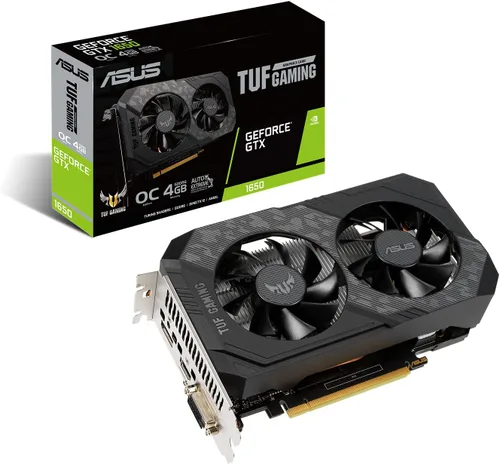 ASUS GEFORCE GTX 1650 TUF Gaming OC Edition 4GB GDDR6 TUF-GTX1650-O4GD6-P-GAMING Tarjeta de video
