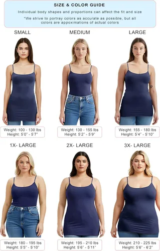 Miniatura 45 de Emmalise Camisola larga casual básica para mujer, con tirantes ajustables, top en capas