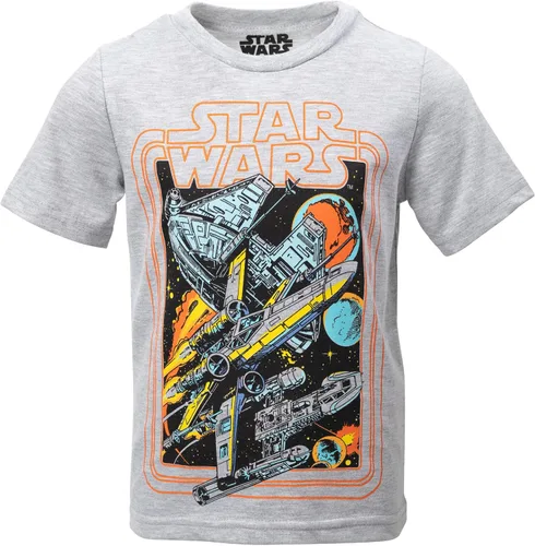 Miniatura 2 de STAR WARS Darth Vader Stormtrooper Millenium Falcon - Conjunto de camiseta y pantalones cortos de malla con gráfico de Halcón Milenio