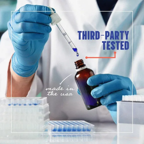 Miniatura 8 de PureGood Azul de metileno 1% Líquido – 10 mg por 1 mL Porción – 4.1 fl oz (4 fl oz) – Alrededor de 120 porciones – Probado por terceros – Botella