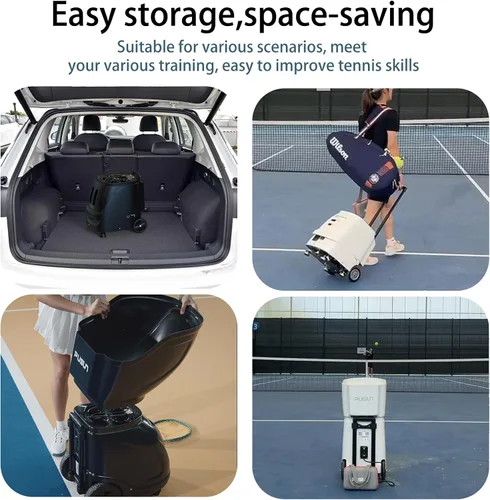 Miniatura 5 de Padel-Smart PRO-Professional Padel Ball Machine with Internal Spin Technology - Smart App Control - 100+ Ball Capacity - 4-6 Hour
