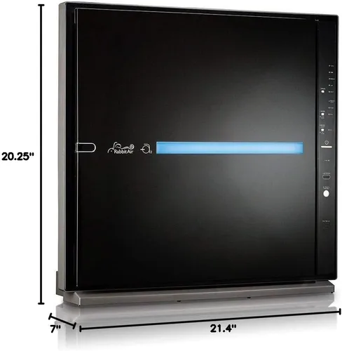 Miniatura 8 de Rabbit Air, MinusA2 - Purificadores de aire para el hogar, purificador de aire HEPA ultra silencioso, purificadores de aire de montaje en pared