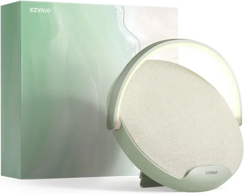 Miniatura 11 de Regalos de cumpleaños Ezvalo para mujeres, lámpara de mesa con música y cargador inalámbrico, lámpara de mesita táctil 4 en 1, altavoz Bluetooth