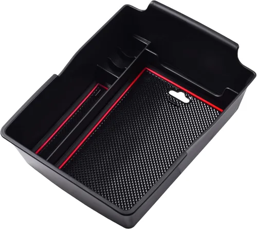 Miniatura 5 de EDBETOS Bandeja Organizadora de Consola Central Compatible con Hyundai Santa Fe TM 2021 2022 2023 Accesorios y Santa Fe SEL 2022 2023 Caja de Rojo