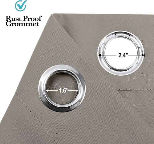 Miniatura 212 de RYB HOME - Cortinas extralargas de privacidad, para bloquear luz, de techo a suelo, para comedor, oficina, sala de estar, cine en casa, patio, 8.3