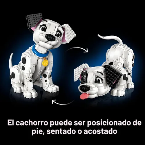 Miniatura 4 de LEGO Disney - Juego de construcción de cachorros de 101 dálmatas para adultos, kit coleccionable de bricolaje para fanáticos de las películas a