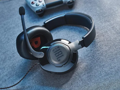 Miniatura 5 de JBL Quantum 200 - Wired Over-Ear Gaming Headset with Voice Focus Directional flip-up mic and Memory Foam Ear Cushions (Black) (Pack of 4)