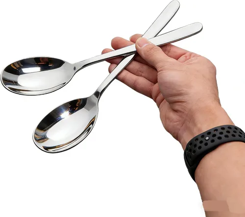 Miniatura 3 de 8 cucharas grandes para servir, cucharas de acero inoxidable para servir bufé