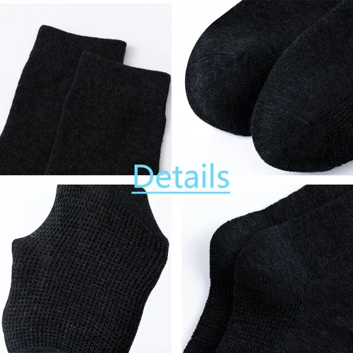 Miniatura 5 de Mini Angel Calcetines de algodón sin costuras para niños y niñas, 6 pares
