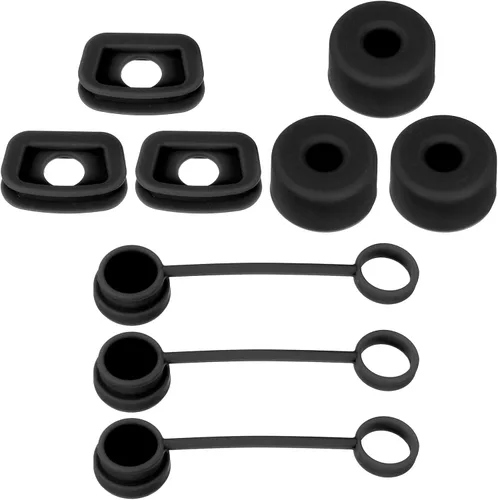 PATIKIL Tapón de silicona para popote 2.0 de 40 onzas/30 onzas, juego de 9 accesorios para vasos que incluye 3 tapas para pajilla, 3 tapones