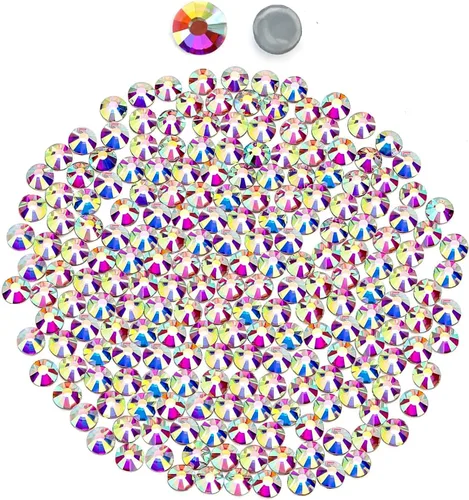 Miniatura 23 de Cristales negros redondos Hotfix de vidrio plano (SS12/3.2MM/1440pcs)