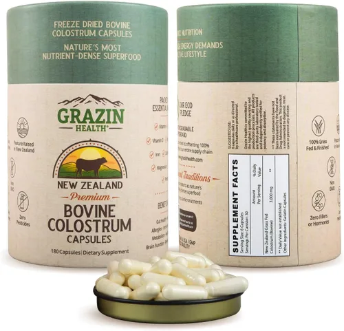 Miniatura 18 de Hígado de res alimentado con pasto de Nueva Zelanda - Liofilizado 3000 mg por porción (500 mg por cápsula) (30 porciones)