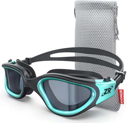 Miniatura 15 de ZIONOR G1 MAX - Gafas de natación polarizadas antivaho para hombres y mujeres A8 (polarizado + azul espejo)