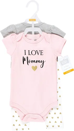 Miniatura 2 de Hudson Baby Conjunto de body y pantalón de algodón unisex