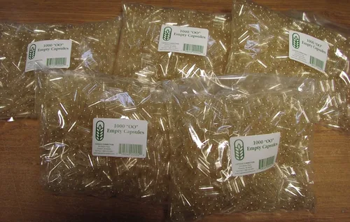Capsule Connection 5000 cápsulas vacías al por mayor a granel de la gelatina, 00" tamaño