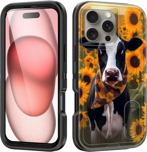 Miniatura 166 de Funda para iPhone Air con soporte integrado, a prueba de golpes, polvo y caídas, 3 capas, grado militar, funda protectora para iPhone Air de 6.5