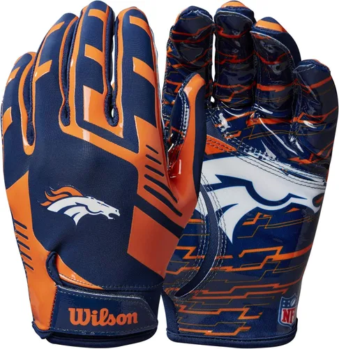 Miniatura 12 de Wilson NFL - Guantes de fútbol americano con ajuste elástico, tallas para jóvenes y adultos