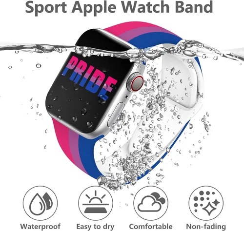 Miniatura 2 de Pride - Correa de reloj compatible con Apple Watch Series 11, 10, 9, 8, 7, 6, 5, 4, Ultra SE