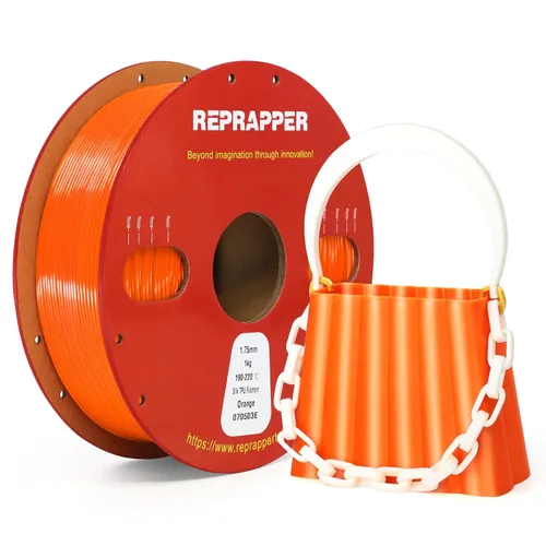 Miniatura 34 de RepRapper Filamento de ácido poliláctico (PLA), paquete de muestra de purpurina multicolor, brillante Galaxy Silk PLA0.069 pulgadas para impresora