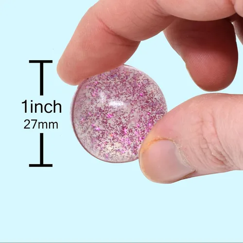 Miniatura 3 de Kiddie Play 25 Bouncy Balls for Kids Party Favors Bouncy Ball 27mm Superball Small Rubber Balls for Kids