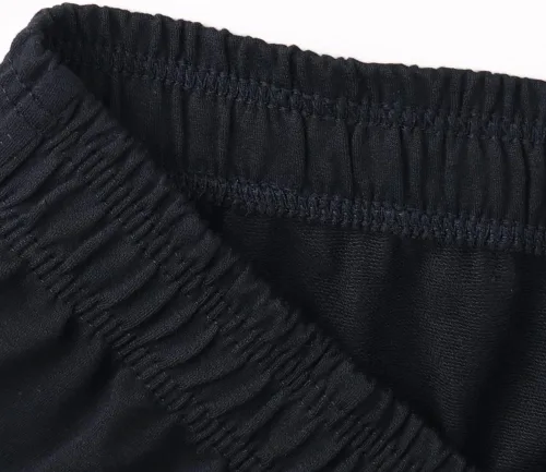 Miniatura 3 de Muscle Alive Pantalones cortos de correr para hombre con bolsillos, ropa atlética, algodón de rizo francés con 3 o 5 pulgadas