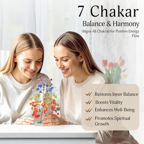 Miniatura 3 de Árbol de la vida de chakras, envuelto en una base de geoda natural de ágata, con collar de árbol de la vida, decoración de chakras, cristales