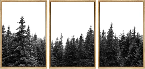 Miniatura 22 de SIGNWIN Lienzo enmarcado para pared, juego de arte de puesta de sol, horizonte, cielo, paisaje, fotografía, arte moderno, paisaje, relajante