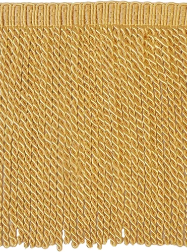 Miniatura 3 de DÉCOPRO Borde tradicional de flecos de lingote de 9 pulgadas de largo con cabecera de punto elegante (estilo # BFS9) oro antiguo #C4