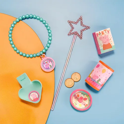 Miniatura 3 de Peppa Pig - Paquete económico de confeti para fiesta, 11.5 x 9 pulgadas (paquete de 48), juguetes rellenos de plástico de colores vibrantes