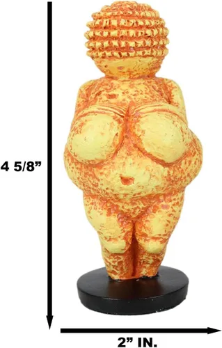 Miniatura 2 de Ebros Gift Venus of Willendorf Reproducción del Paleolítico Edad de Piedra Artefacto Estatua de Museo Decoración Mini Escultura 4.75" de Alto Dioses