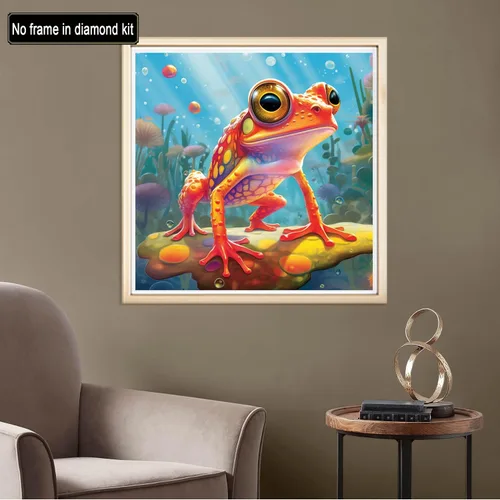Miniatura 3 de Diymood Pintura por números para niños y adultos, rana, pintura al óleo de mascotas, kits de pintura acrílica por números para niños y adultos