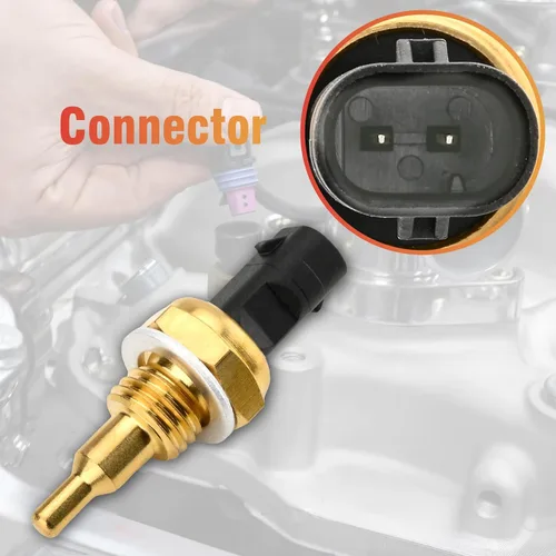 Miniatura 3 de 13627580635 Sensor de temperatura del refrigerante compatible con 330e 330i 335i 340i 430i 440i 535i 640i 745e 750i M2 M4 M440i X1 X3 X5 X6 X7