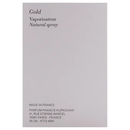 Miniatura 6 de Maison Francis Kurkdjian Gentle Fluidity Gold, 2.4 Fl Oz