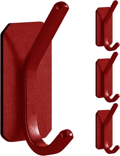 Miniatura 8 de Paoli Ganchos de pared adhesivos resistentes, 30 libras, carga máxima, ganchos impermeables para toallas de baño, abrigos, bolsas, sin taladros, sin