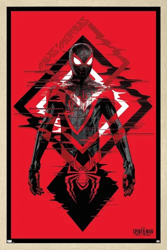 Miniatura 5 de Trends International Marvel's Spider-Man: Miles Morales - Póster de pared de traje, 22.375 x 34 pulgadas, versión premium sin marco