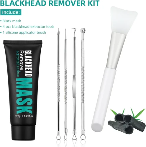 Miniatura 6 de Mascarilla para Puntos Negros Removedor, Mascarillas para La Cara Facial, Crema para Puntos Negros en La Cara, Removedor de Cabeza Blanca Negra