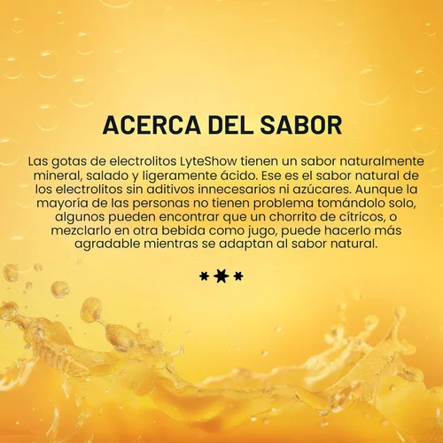 Miniatura 8 de LyteShow - Gotas de electrolitos para rehidratación rápida + digestión + cerebro + energía + inmunidad Sin azúcar Minerales traza Sin sabor