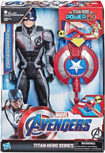 Miniatura 3 de Marvel Vengadores: Endgame Titan Hero Power Fx Capitán América